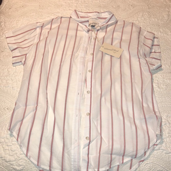 Universal Threads Striped button up - Picture 1 of 3